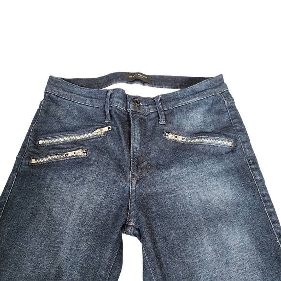 Black orchid Los Angeles mid rise skinny leg blue denim Jean pant - Picture 2 of 12